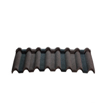 Roofs Tiles Stone Coated roofing red aluminized zinc Colored metal covered with natural gravel Roman stone coated roof tile